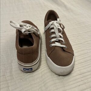 Keds Brown Sneakers with White Laces